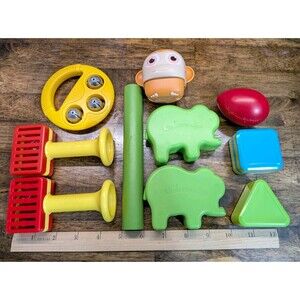 Kindermusik Musical Instruments For Toddlers, Egg Shaker Monkey Squeak Lot Of 10
